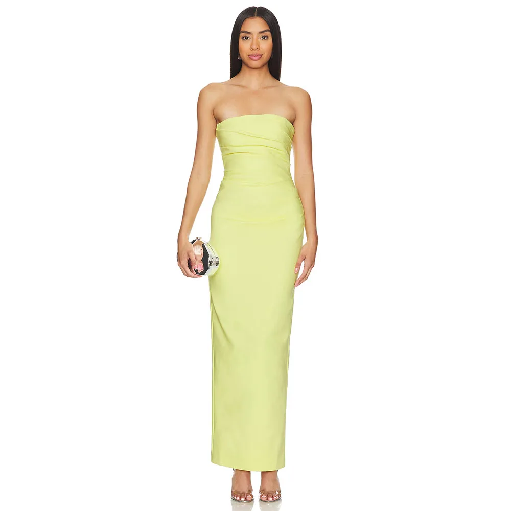 Mermaid Evening Dress Strapless Women's Evening Gown For Wedding Sleeveless Ankel Length Formal Dresses
Mermaid Evening Dress Strapless Women's Evening Gown For Wedding Sleeveless Ankel Length Formal Dresses