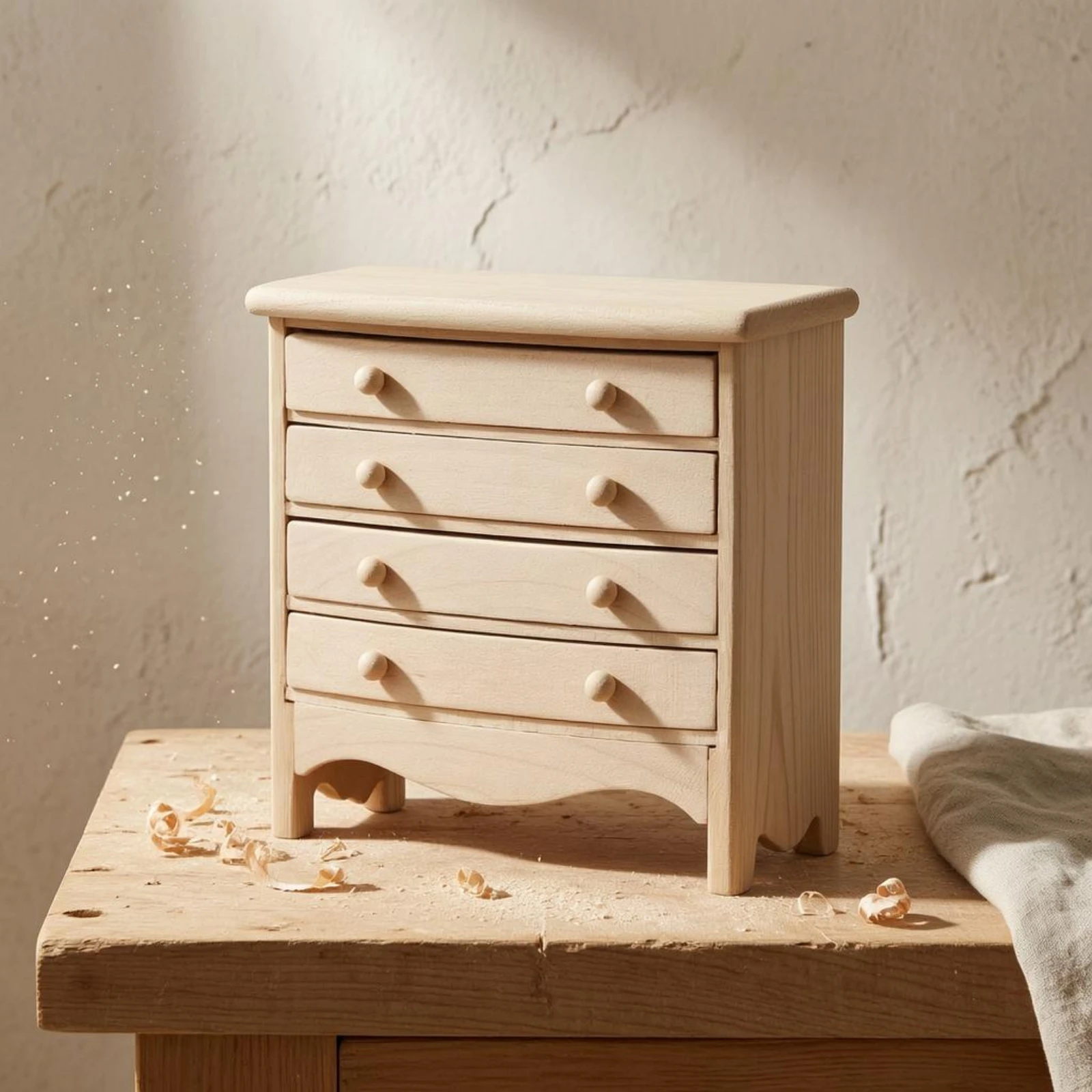 Dollhouse Drawer Cabinet Four Drawers 1:12 Scale Wooden Cabinet 1:12 Scale Dollhouse Furniture Unfinished Curved Apron
Dollhouse Drawer Cabinet Four Drawers 1:12 Scale Wooden Cabinet 1:12 Scale Dollhouse Furniture Unfinished Curved Apron