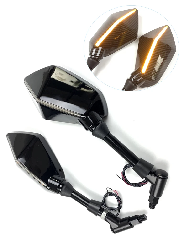 2Pcs/Pair Universal Motorcycle Rear Side Rearview Mirrors10mm/8mm with LED Light For Honda Suzuki Kawasaki Ducati Yamaha
2Pcs/Pair Universal Motorcycle Rear Side Rearview Mirrors10mm/8mm with LED Light For Honda Suzuki Kawasaki Ducati Yamaha