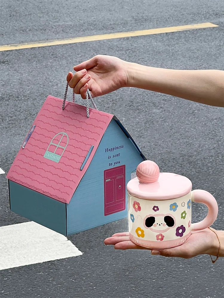 Cute Dog Cerc Mug Birthday Gift for Best Friend Practical Souvenir with Lid Water Cup Gift Box Set Pink Girl Universal
Cute Dog Cerc Mug Birthday Gift for Best Friend Practical Souvenir with Lid Water Cup Gift Box Set Pink Girl Universal