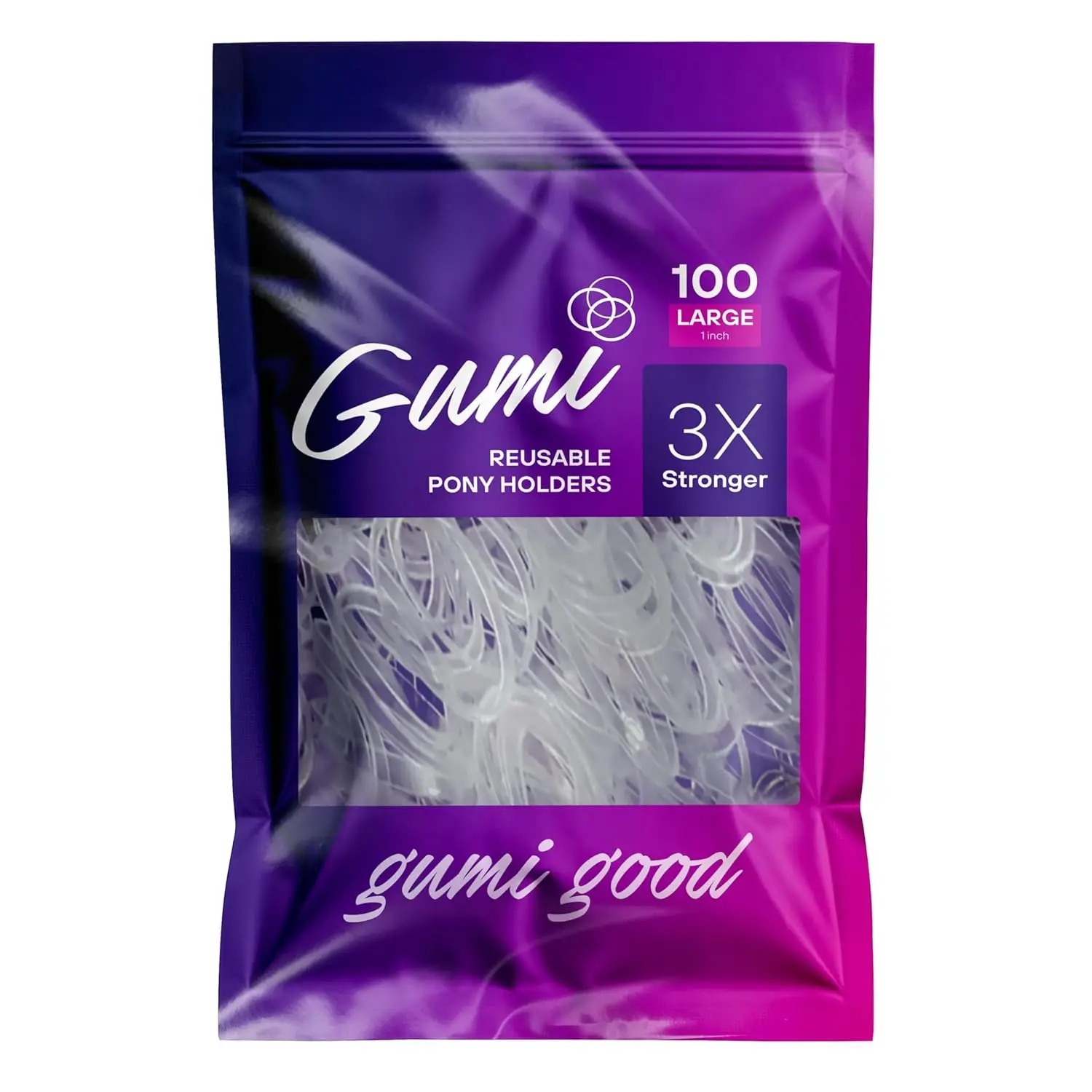Clear Elastic Hair Bands 1 Inch Large for Thick or Thin Hair Snag-Free Strong Hold
Clear Elastic Hair Bands 1 Inch Large for Thick or Thin Hair Snag-Free Strong Hold