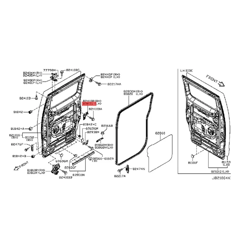 Задний шкив, кронштейн дверной петли, правый силовой раздвижной ролик, средняя петля для Nissan Nv200 82410-JX00A-T61C
Задний шкив, кронштейн дверной петли, правый силовой раздвижной ролик, средняя петля для Nissan Nv200 82410-JX00A-T61C