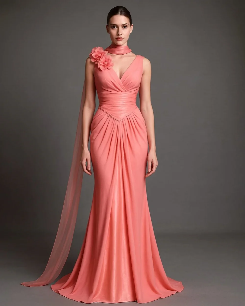 Customized Classic Formal Handmade Flower Pleat A-line Off-the-shoulder Long Dresses Bespoke Occasion Dresses High Quality Sexy
Customized Classic Formal Handmade Flower Pleat A-line Off-the-shoulder Long Dresses Bespoke Occasion Dresses High Quality Sexy