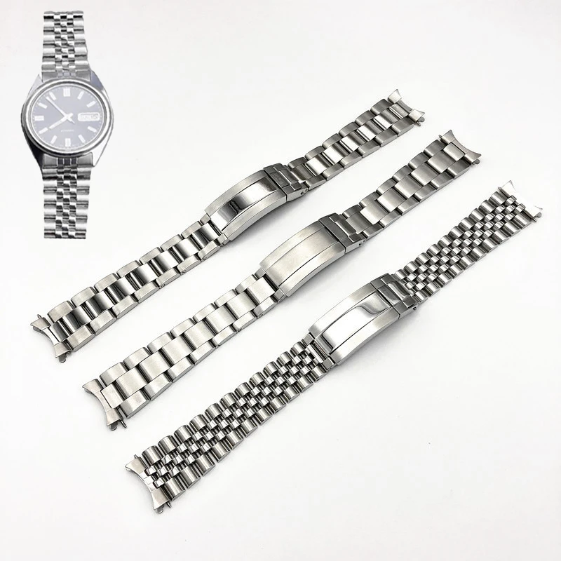 19mm Silver Watch Strap for Seiko5 SNXS73 75 77 SNXS80 81 SNXF05 SNXG47 Watchband Arc Curved Bracelet Stainlss Steel Metal Chain
19mm Silver Watch Strap for Seiko5 SNXS73 75 77 SNXS80 81 SNXF05 SNXG47 Watchband Arc Curved Bracelet Stainlss Steel Metal Chain