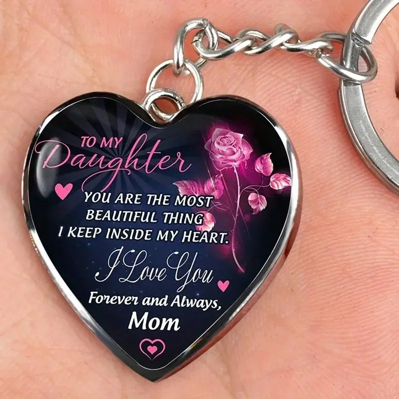 Heart shaped keychain with letters and heart elements cartoon themed car pendant pendant
Heart shaped keychain with letters and heart elements cartoon themed car pendant pendant