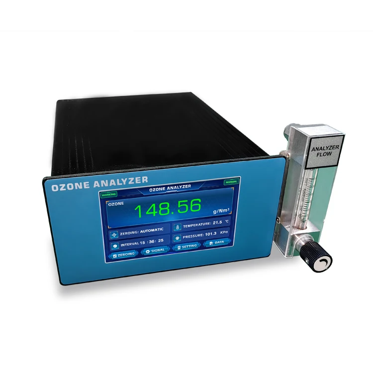 Online Ozone Gas Analyzer UV Spectrophotometry Ozone Concentration Detector 0-100g/Nm3
Online Ozone Gas Analyzer UV Spectrophotometry Ozone Concentration Detector 0-100g/Nm3