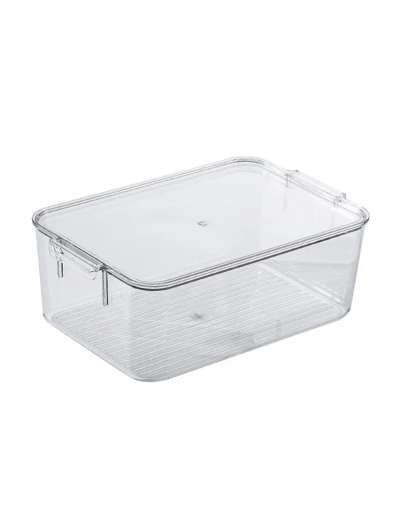 Large Capacity Transparent Food Storage Box Kitchen Bathroom Fridge Dustproof Cover Desktop Organizer Plastic Container
Large Capacity Transparent Food Storage Box Kitchen Bathroom Fridge Dustproof Cover Desktop Organizer Plastic Container