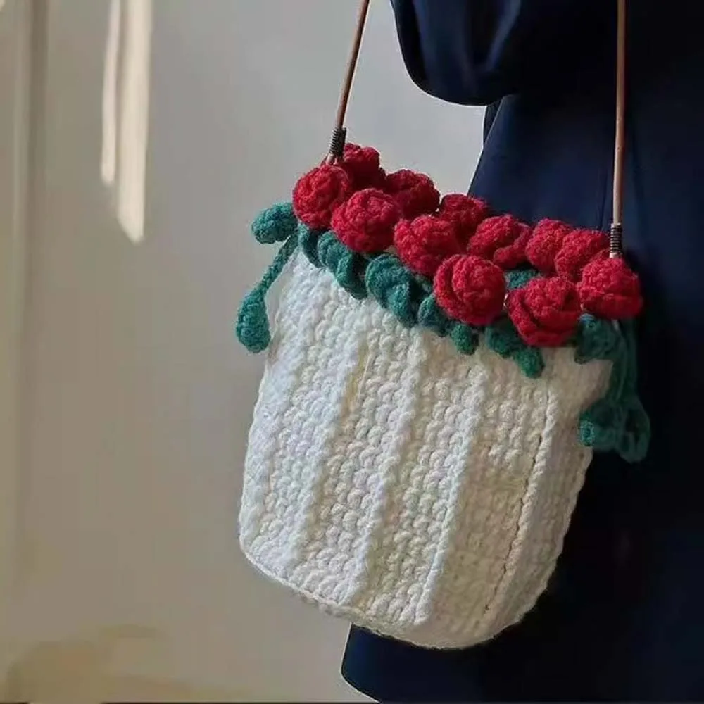 Creative Bucket Pouch Material Kit Unfinished Handmade Woven Craft DIY Rose Bouquet Bag Soft Large Capacity
Creative Bucket Pouch Material Kit Unfinished Handmade Woven Craft DIY Rose Bouquet Bag Soft Large Capacity