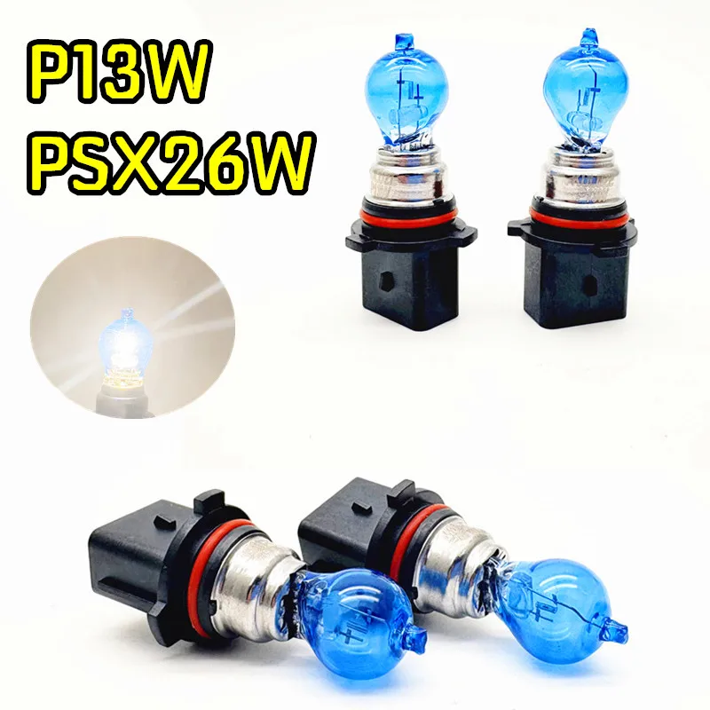 2Pcs P13W Halogen Bulbs 13W white light Suitable PSX26W For Car Driving Lights DRL Front Fog Lamp 5500K Quartz Glass 12V26W
2Pcs P13W Halogen Bulbs 13W white light Suitable PSX26W For Car Driving Lights DRL Front Fog Lamp 5500K Quartz Glass 12V26W
