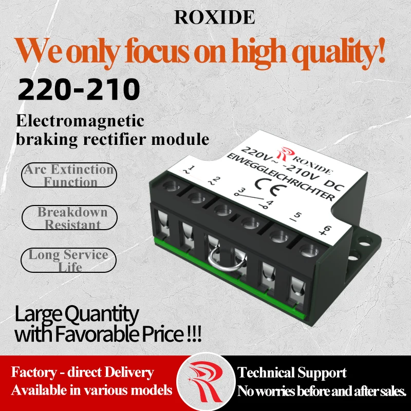 AC220V to DC110V Brake Rectifier Power Supply Module AC220V to DC210V Brake Rectifier Power Supply Module
AC220V to DC110V Brake Rectifier Power Supply Module AC220V to DC210V Brake Rectifier Power Supply Module