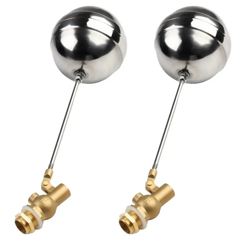 【PARTY DAY】Brass 3/4" Float Valve Floating Ball Valve Stem Flowing Control For Cold And Hot Water Tank Cistern/Expansion Tanks
【PARTY DAY】Brass 3/4" Float Valve Floating Ball Valve Stem Flowing Control For Cold And Hot Water Tank Cistern/Expansion Tanks