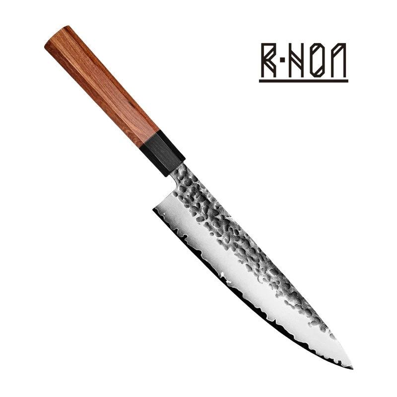 RHON 8inch Hand Forged Chef Knife 3Layer Compostied Japanese Kitchen Cooking Chefs Slicing Meat Cutting Vegetable Utility Knives
RHON 8inch Hand Forged Chef Knife 3Layer Compostied Japanese Kitchen Cooking Chefs Slicing Meat Cutting Vegetable Utility Knives
