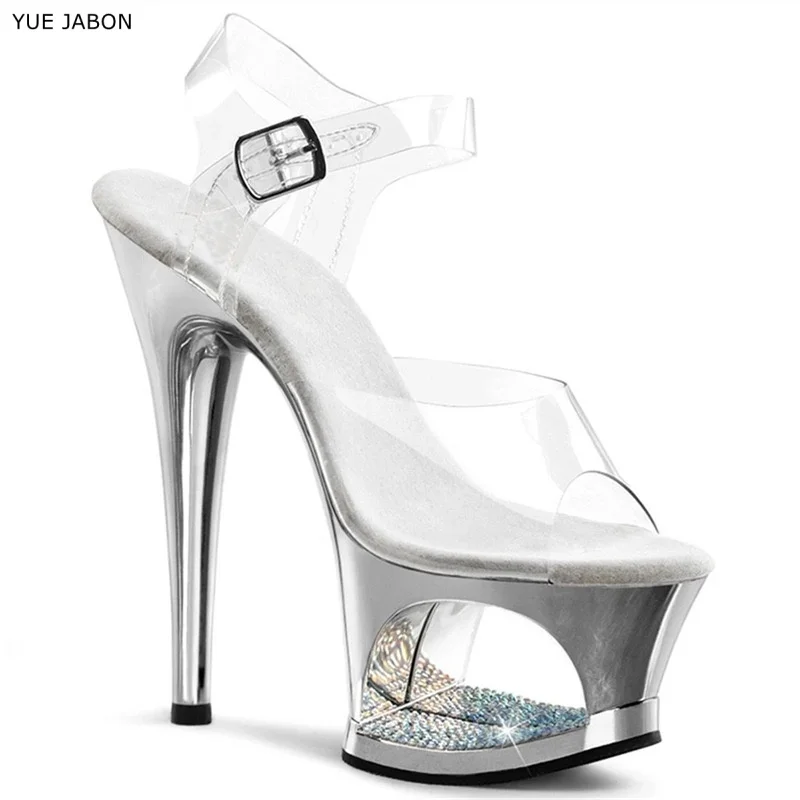 Сексуальные женские босоножки на шпильке 17 см — туфли с ажурной подошвой и гальваническим покрытием, инкрустированные стразами, идеально подходят для танцев на пилоне и подиума
Сексуальные женские босоножки на шпильке 17 см — туфли с ажурной подошвой и гальваническим покрытием, инкрустированные стразами, идеально подходят для танцев на пилоне и подиума