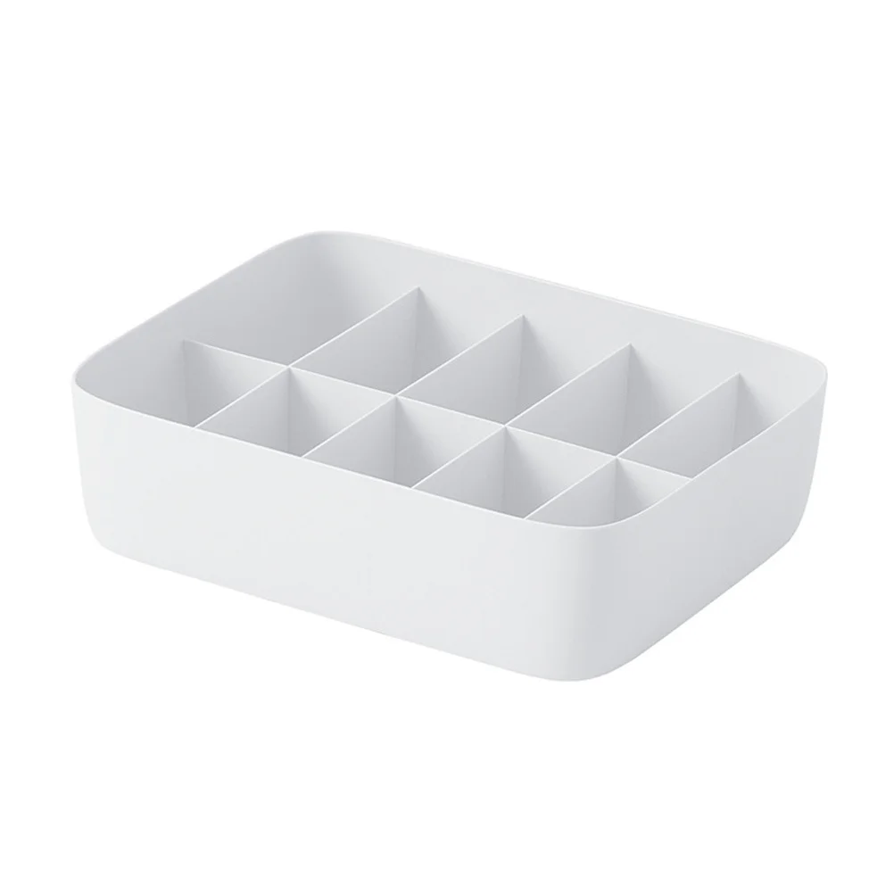 White 10-Grid Underwear Storage Container PP Plastic Stackable Basket for Bras Socks Underwear Organizer Home Office Bedroom
White 10-Grid Underwear Storage Container PP Plastic Stackable Basket for Bras Socks Underwear Organizer Home Office Bedroom