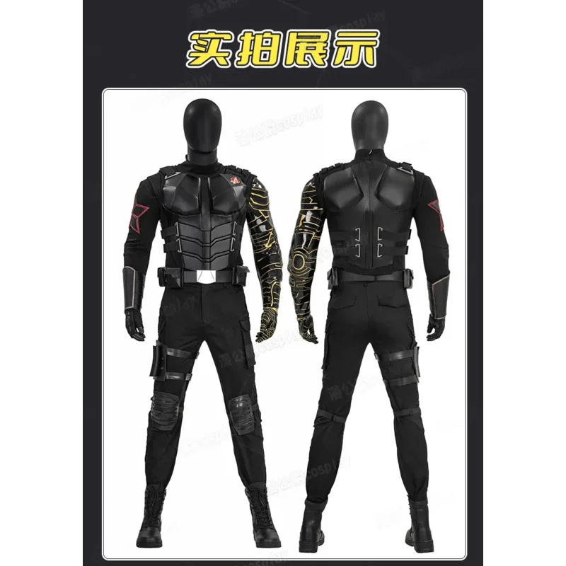 Movie Thunderbolts Winter Soldier Cosplay Costume Uniform Halloween Carnival Party Christmas Play Role Clothes Clothing
Movie Thunderbolts Winter Soldier Cosplay Costume Uniform Halloween Carnival Party Christmas Play Role Clothes Clothing