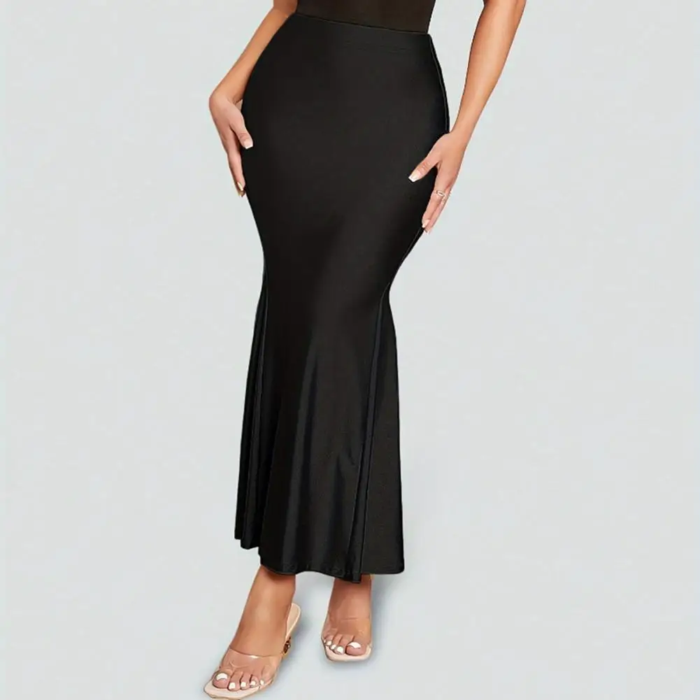 Elegant Silk Satin Women Maxi Skirt High Waist Hip Wrapped Fishtail Skirt Solid Color Slimming Fit Long Skirt Office Lady Skirts
Elegant Silk Satin Women Maxi Skirt High Waist Hip Wrapped Fishtail Skirt Solid Color Slimming Fit Long Skirt Office Lady Skirts