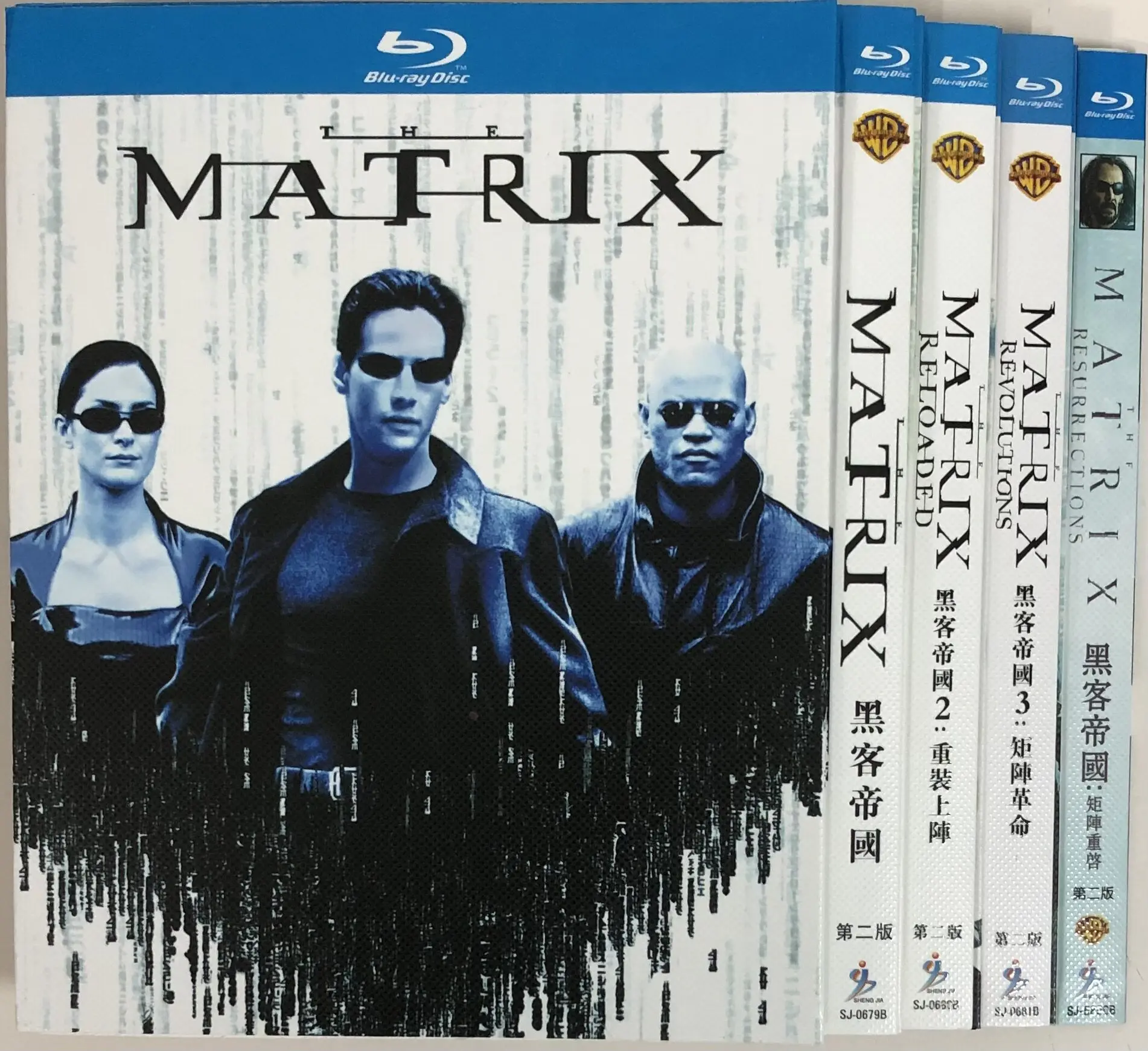 The Matrix Classic Film Quadrilogy Mandarin Dubbed and Original Soundtrack BD Blu-ray Disc
The Matrix Classic Film Quadrilogy Mandarin Dubbed and Original Soundtrack BD Blu-ray Disc