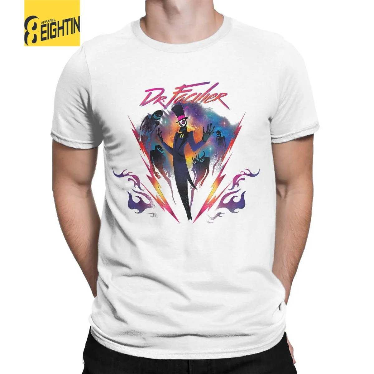 Villains Men T Shirt Dr. Facilier 90s Rock Band Neon Leisure Tee Shirt Short Sleeve Crewneck T-Shirt Cotton Summer Tops 
Villains Men T Shirt Dr. Facilier 90s Rock Band Neon Leisure Tee Shirt Short Sleeve Crewneck T-Shirt Cotton Summer Tops