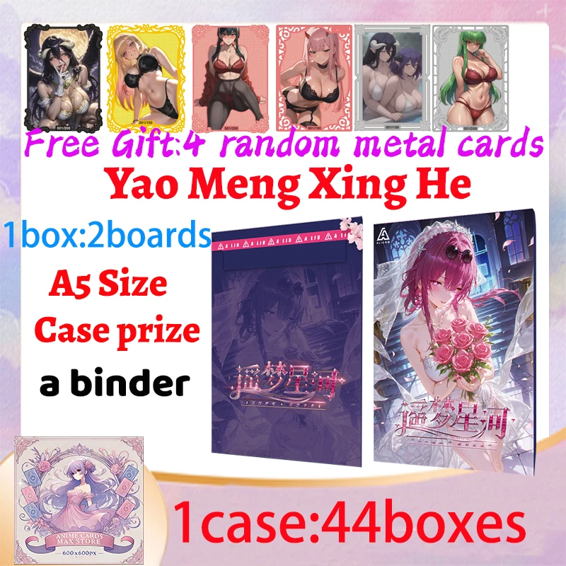 Новейшая коллекция досок Yao Meng Xing He A5 A5, коллекционная коробка Doujin Booster, пикантная художественная игрушка в подарок для любителей
Новейшая коллекция досок Yao Meng Xing He A5 A5, коллекционная коробка Doujin Booster, пикантная художественная игрушка в подарок для любителей