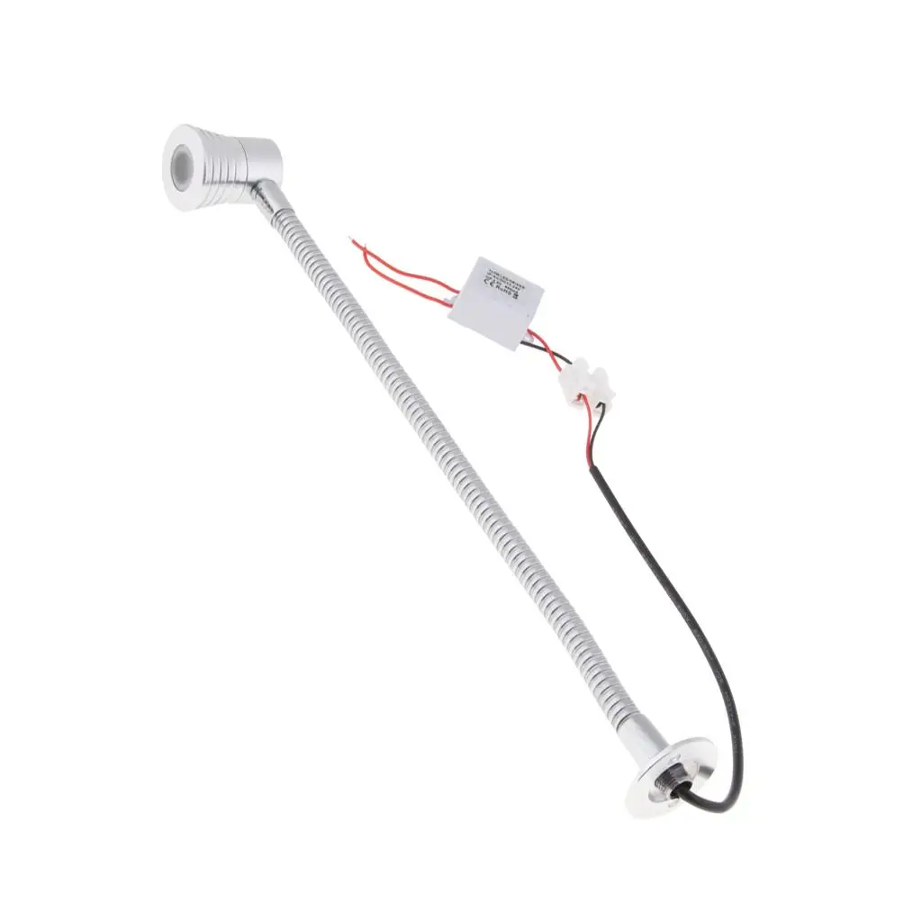 Gooseneck Wall Reading Lights Silver Black LED 12V Indoor Lamp for Boat RV Bedroom Office Study
Gooseneck Wall Reading Lights Silver Black LED 12V Indoor Lamp for Boat RV Bedroom Office Study