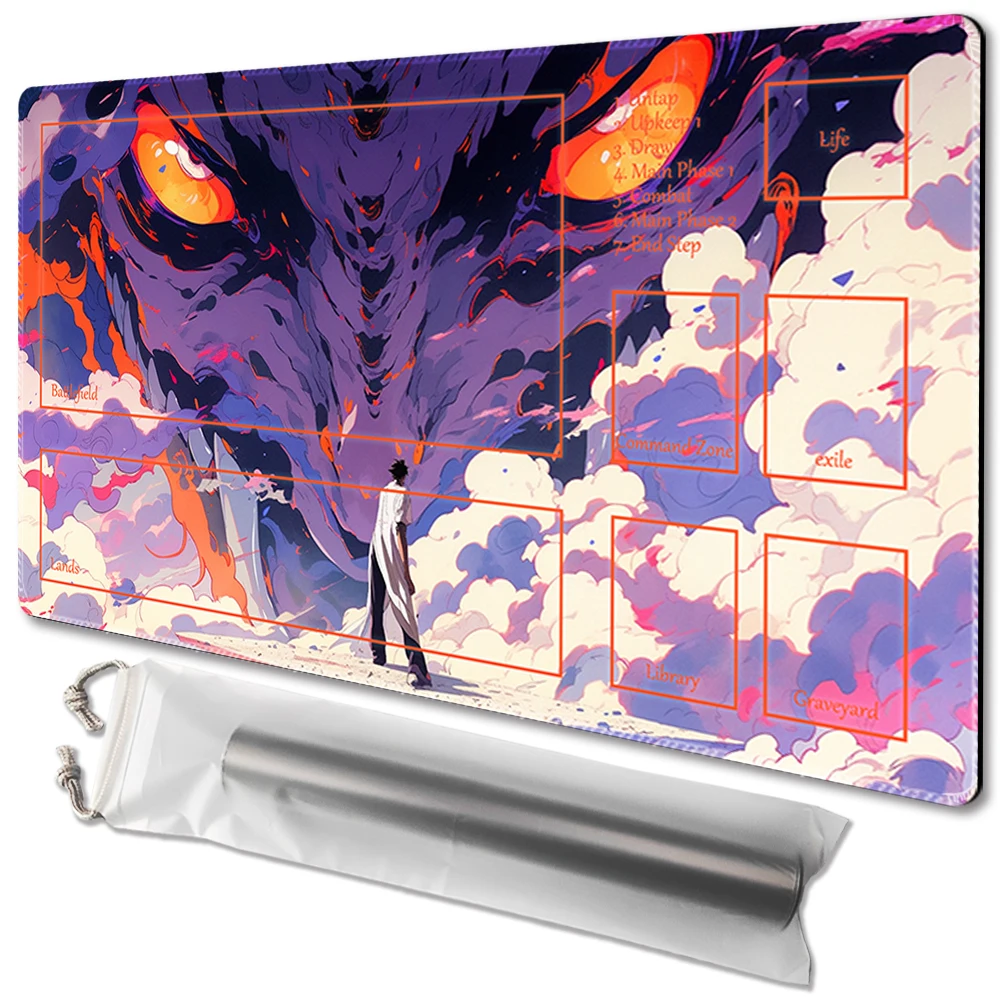 The Purple Menace- Board Game TCG Playmat Table Mat Game Size 60X35 CM Mousepad Compatible for MTG CCG
The Purple Menace- Board Game TCG Playmat Table Mat Game Size 60X35 CM Mousepad Compatible for MTG CCG