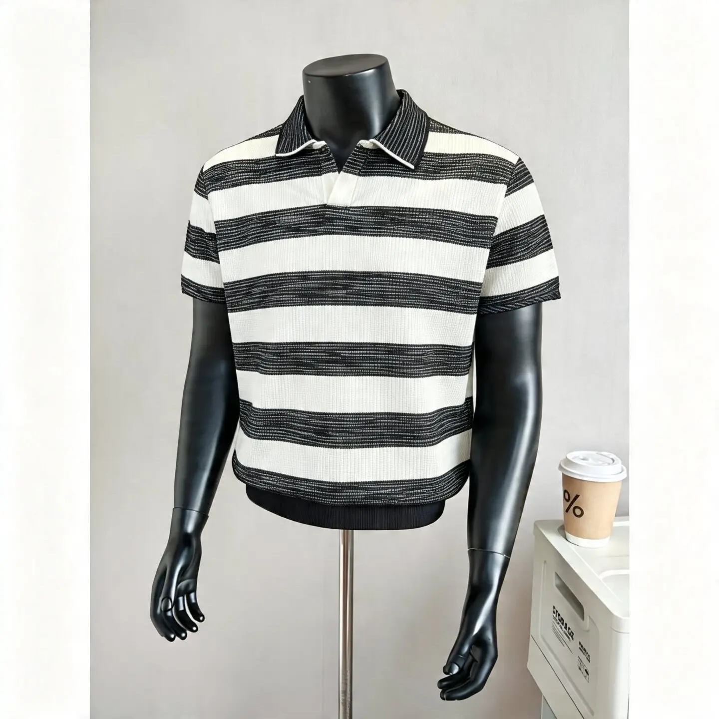 Summer Vintage Striped V-neck Polo Shirt for Men Short Sleeve Casual Lapel T-shirt Comfortable Business Office Social Polo Tee
Summer Vintage Striped V-neck Polo Shirt for Men Short Sleeve Casual Lapel T-shirt Comfortable Business Office Social Polo Tee