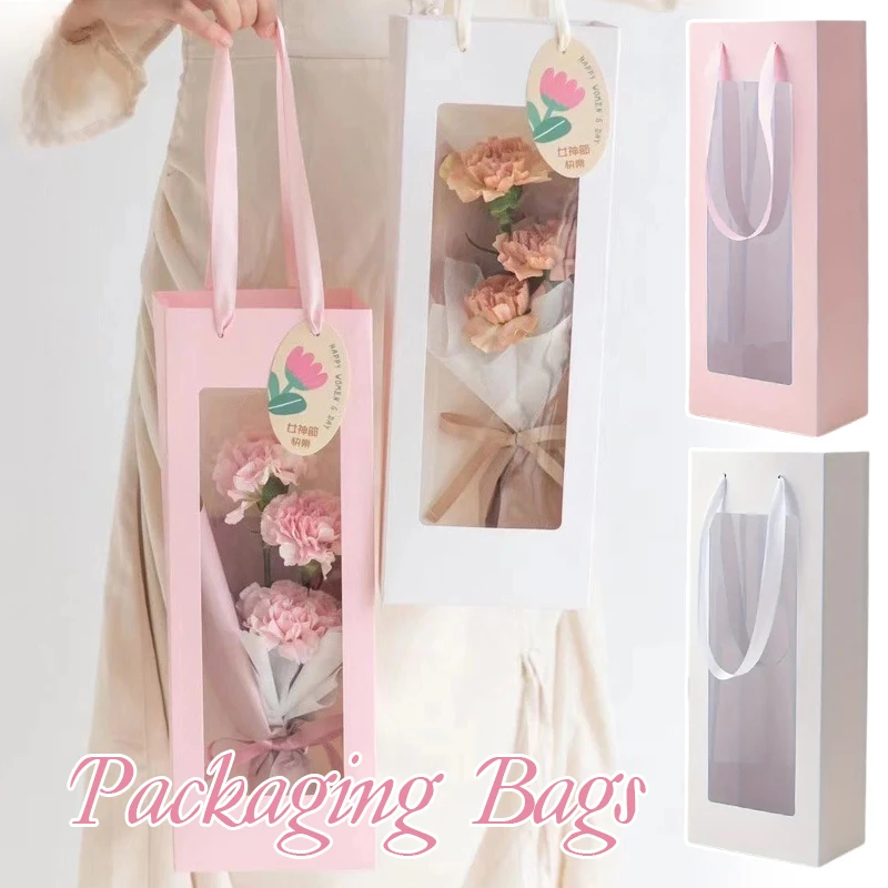 Elegant Single Rose Gift Box 10-Pack Clear Floral Presentation Bags in White Blush Pink for Valentine Weddings Special Occasions
Elegant Single Rose Gift Box 10-Pack Clear Floral Presentation Bags in White Blush Pink for Valentine Weddings Special Occasions