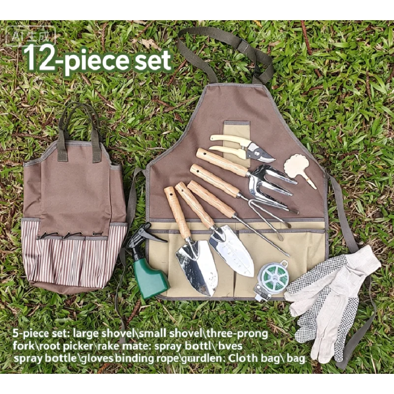 12-Piece Gardening Tool Set with Storage Bag, Waterproof, Durable & Portable for Garden Care
12-Piece Gardening Tool Set with Storage Bag, Waterproof, Durable & Portable for Garden Care
