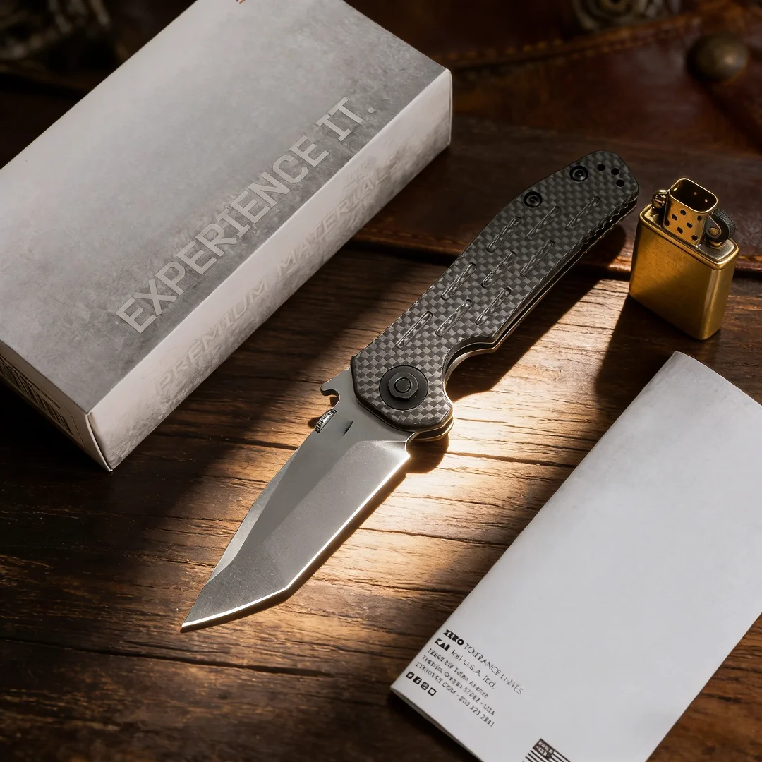 0620 - Portable folding knife, titanium alloy + carbon fiber handle, ceramic bearing, outdoor camping emergency tool
0620 - Portable folding knife, titanium alloy + carbon fiber handle, ceramic bearing, outdoor camping emergency tool