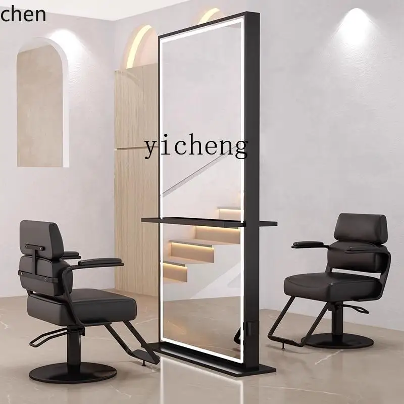 YFY Hair Salon Mirror Stand Barber Shop Mirror Hair Salon Special Single and Double Sided Mirror with Tabletop
YFY Hair Salon Mirror Stand Barber Shop Mirror Hair Salon Special Single and Double Sided Mirror with Tabletop