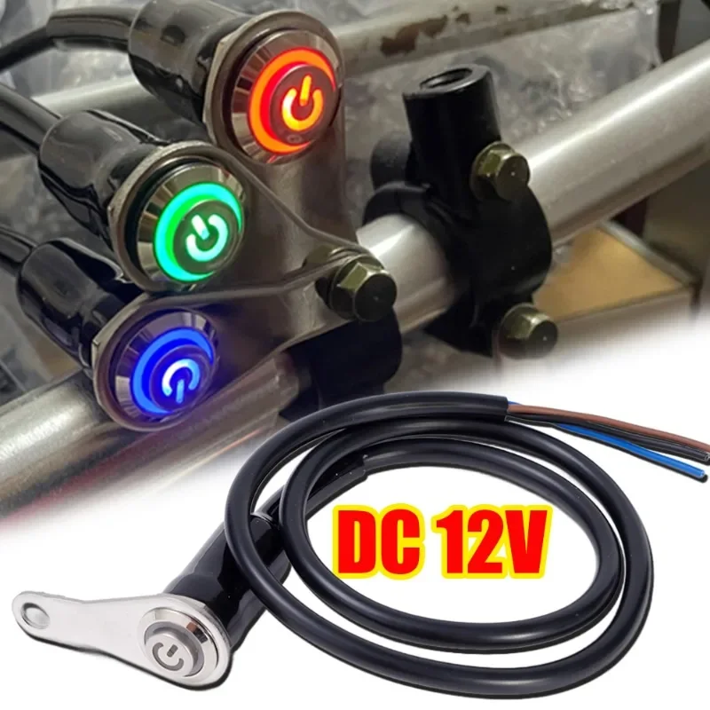Motorcycle Indicator Light Switch Off-road Vehicle Modification Single Hole Stainless Steel ON-OFF Button for Horn Enginee Power
Motorcycle Indicator Light Switch Off-road Vehicle Modification Single Hole Stainless Steel ON-OFF Button for Horn Enginee Power