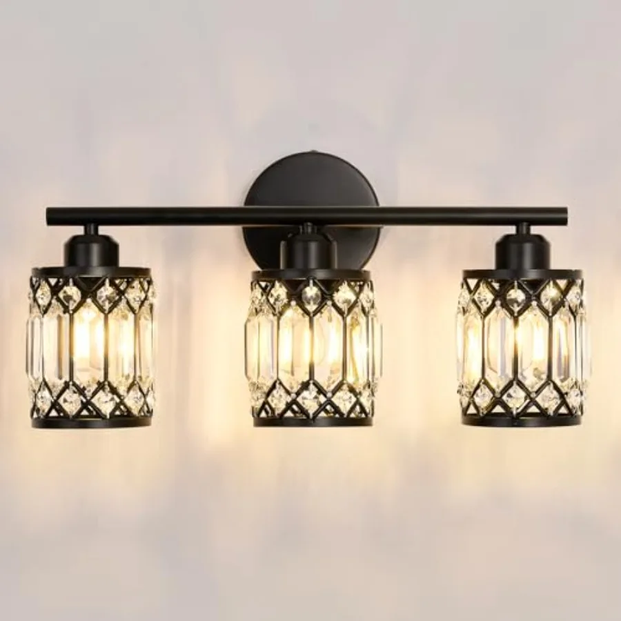 3 Light Bathroom Vanity Light Fixture Over Mirror Black Vintage Vanity Lights with Glass Shade Farmhouse Wall Sceonce for Bedro
3 Light Bathroom Vanity Light Fixture Over Mirror Black Vintage Vanity Lights with Glass Shade Farmhouse Wall Sceonce for Bedro