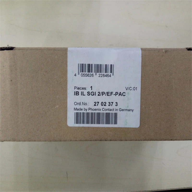 1PC New for Phoenix Contact IB IL SGI 2/P/EF-PAC analog input module 2702373 by Express
1PC New for Phoenix Contact IB IL SGI 2/P/EF-PAC analog input module 2702373 by Express