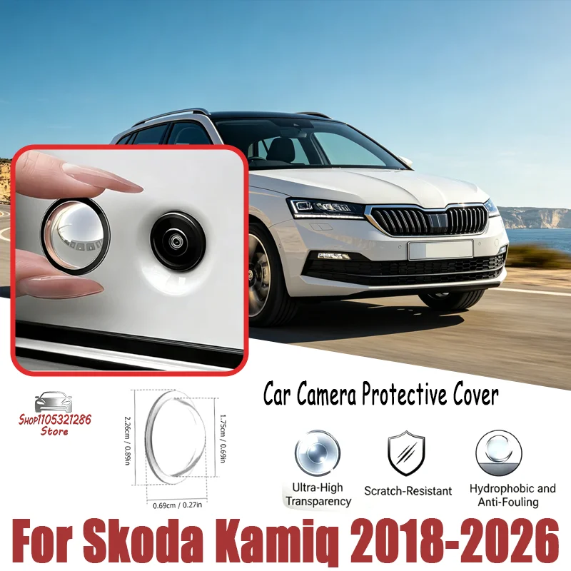 360 Reverse Cam Cover For Skoda Kamiq 2018-2026 2Pcs Anti-Scratch HD PC Lens Protector, Waterproof Easy Install Car Accessories
360 Reverse Cam Cover For Skoda Kamiq 2018-2026 2Pcs Anti-Scratch HD PC Lens Protector, Waterproof Easy Install Car Accessories