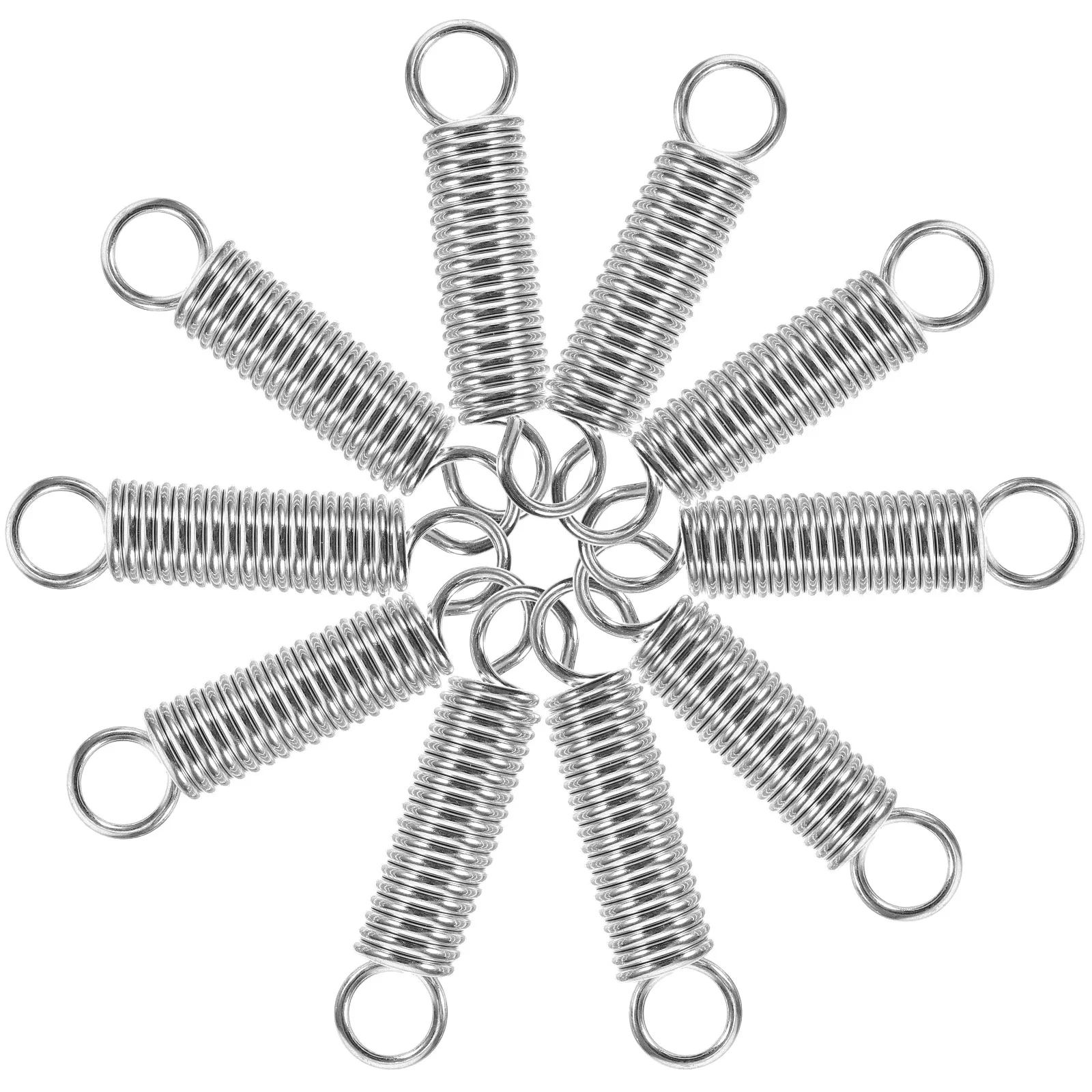 10 pcs Stainless Steel Tension Mechanical Extension Springs Dual Hook Small Spring Kit For Crafts Diy Repair Elastic Compression
10 pcs Stainless Steel Tension Mechanical Extension Springs Dual Hook Small Spring Kit For Crafts Diy Repair Elastic Compression