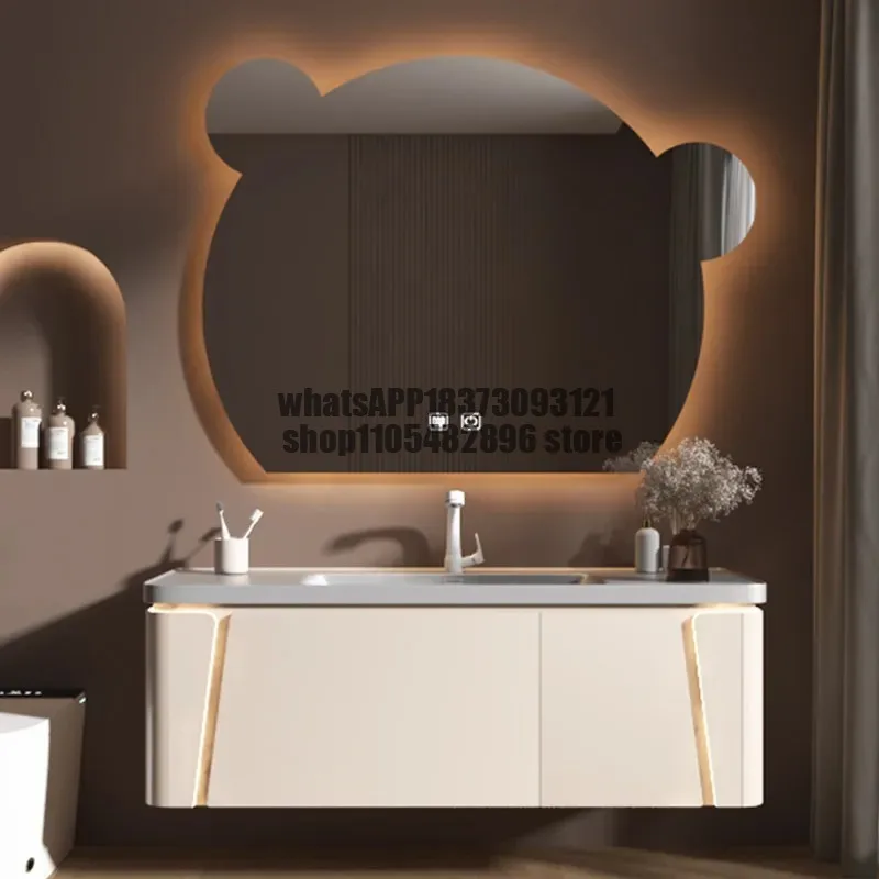 Arc Integrated Basin Microcrystalline Stone Bathroom Cabinet Combination Lighting Washbasin for Bathroom
Arc Integrated Basin Microcrystalline Stone Bathroom Cabinet Combination Lighting Washbasin for Bathroom