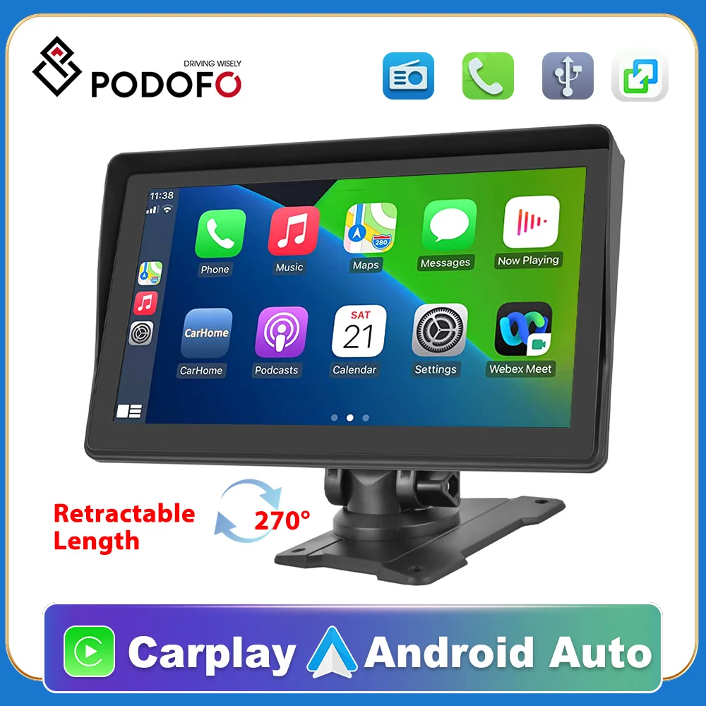 Podofo 7'' Car Mirror Carplay auto Android Car Multimedia Player GPS Navigation Dashboard DVR Support Rear View Camera For GM
Podofo 7'' Car Mirror Carplay auto Android Car Multimedia Player GPS Navigation Dashboard DVR Support Rear View Camera For GM
