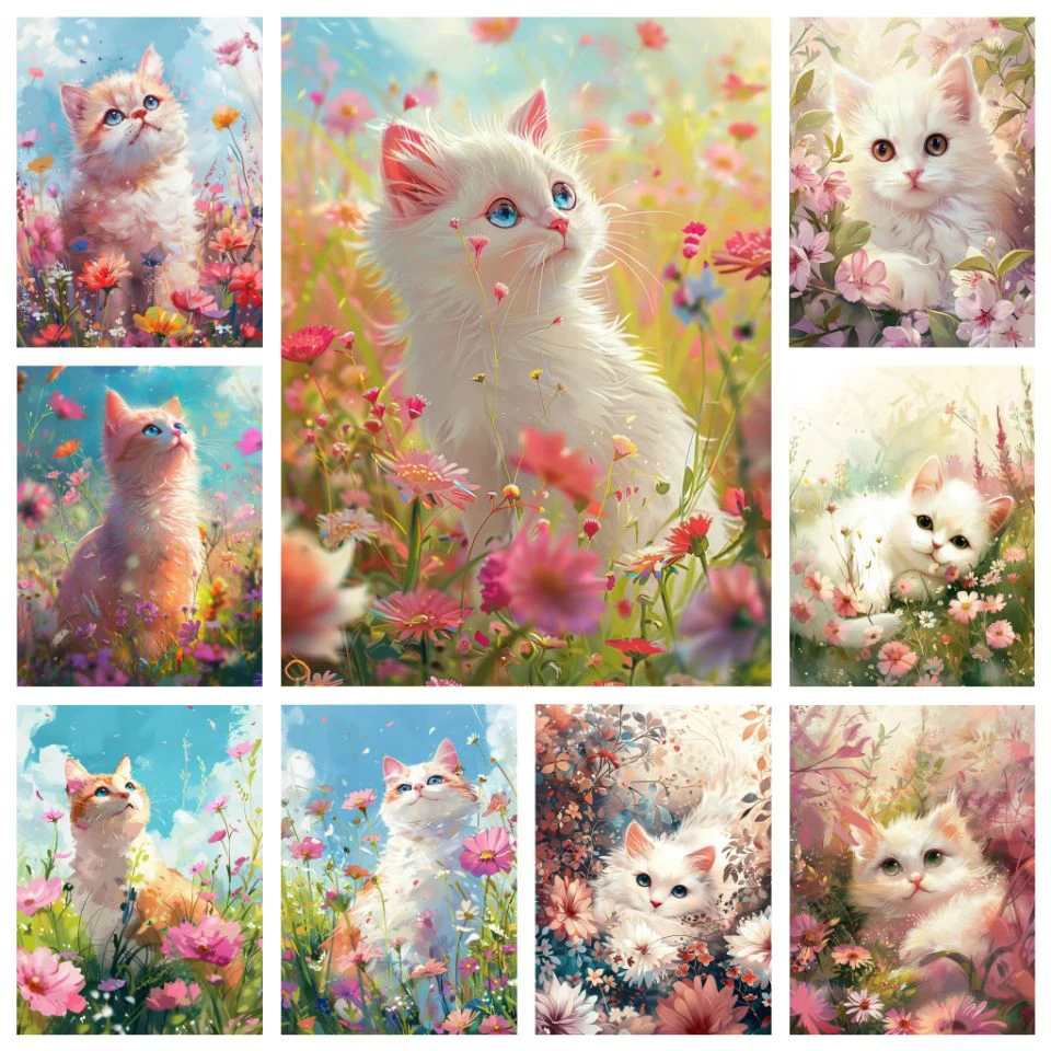 Diy Diamond Painting New Collection 2024 Animal Cat Flowers Full Rhinestone Embroidery Cross stitch Mosaic Picture Decor
Diy Diamond Painting New Collection 2024 Animal Cat Flowers Full Rhinestone Embroidery Cross stitch Mosaic Picture Decor