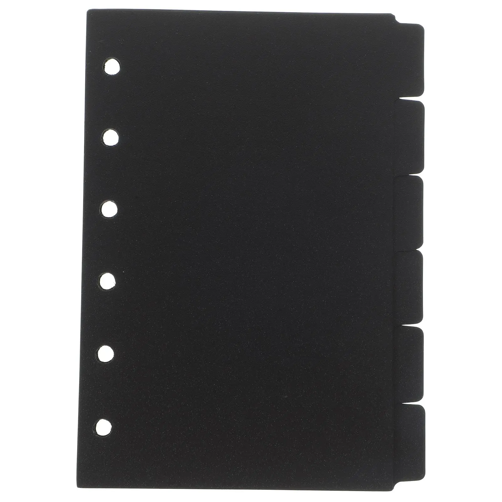 6 Sheets A6 Black PP Partition Dividers for 6 Rings Binder Notebook Pages Tabs Inserts Loose Leaf Binder Organizer
6 Sheets A6 Black PP Partition Dividers for 6 Rings Binder Notebook Pages Tabs Inserts Loose Leaf Binder Organizer