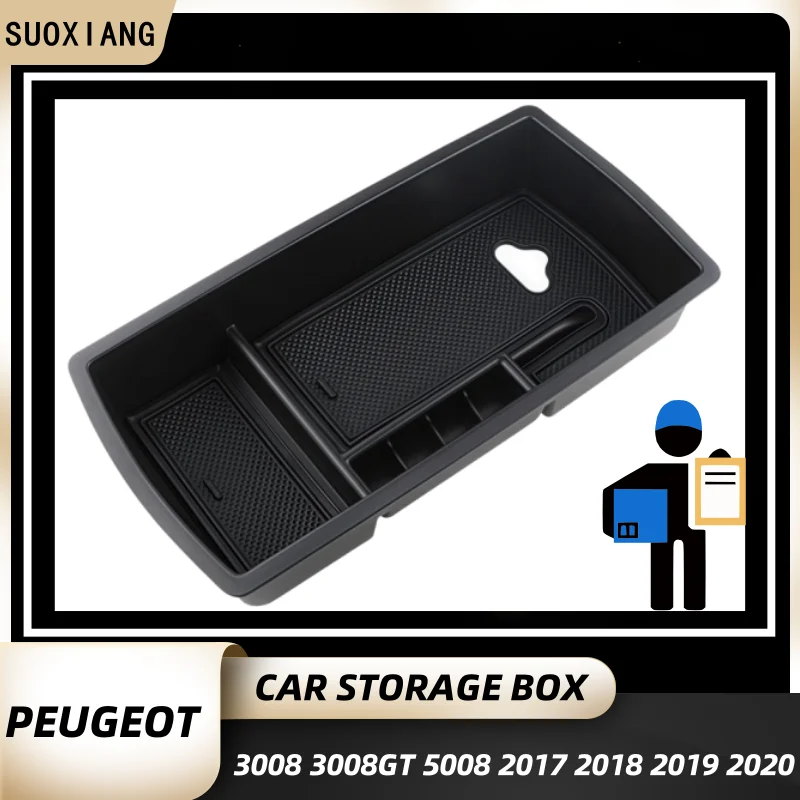 Auto Interior Storage Box For Peugeot 3008 3008GT 5008 2017 2018 2019 2020 Car Middle Armrest Storage Box Organizer Tray
Auto Interior Storage Box For Peugeot 3008 3008GT 5008 2017 2018 2019 2020 Car Middle Armrest Storage Box Organizer Tray