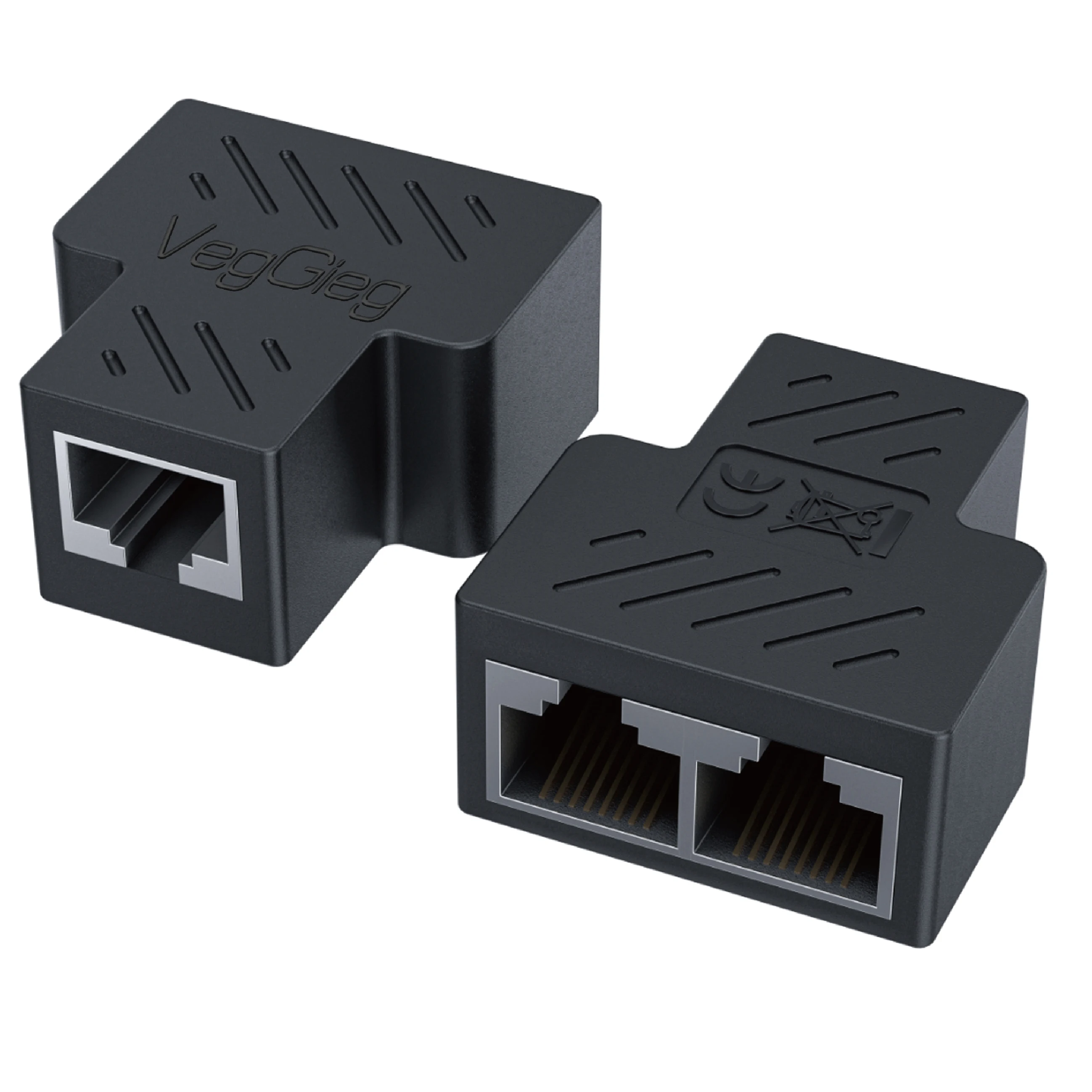 VegGieg 1 to 2 RJ45 Network Splitter Ethernet Adapter 100/1000Mbps Dual Device Internet Splitter for Router Modem
VegGieg 1 to 2 RJ45 Network Splitter Ethernet Adapter 100/1000Mbps Dual Device Internet Splitter for Router Modem