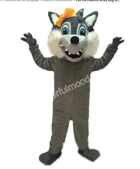 New Adult Hot Sale LOVE Grey Big Bad Female Wolf Mascot Costume Christmas Fancy Dress Halloween Mascot Costume Free Ship
New Adult Hot Sale LOVE Grey Big Bad Female Wolf Mascot Costume Christmas Fancy Dress Halloween Mascot Costume Free Ship