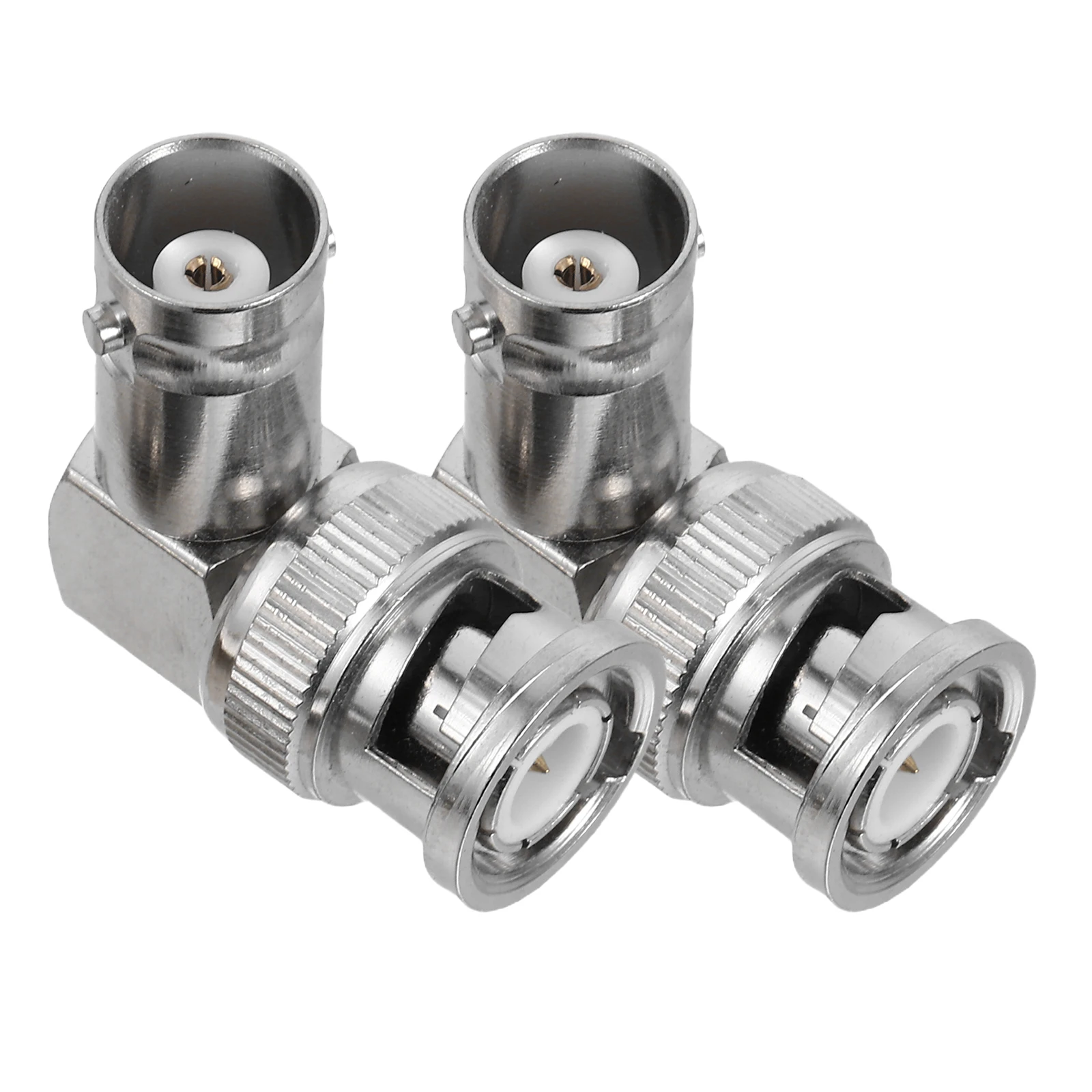 2pcs Adapter Right Angle Connectors 90 Degree Male to Female Coupler Nickel Plated Copper Cable Elbow Adapter For Camera
2pcs Adapter Right Angle Connectors 90 Degree Male to Female Coupler Nickel Plated Copper Cable Elbow Adapter For Camera