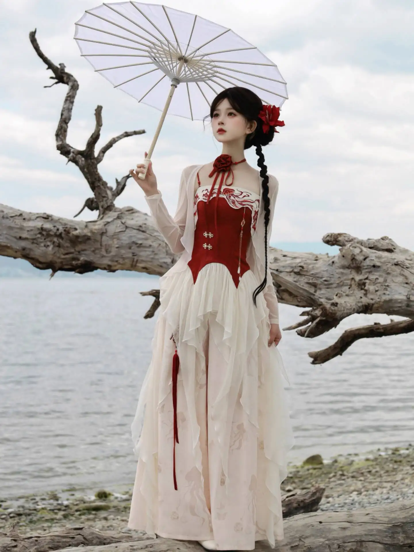 New Chinese Style Fiesta Carnival Halloween Cos Cosplay Guofeng Improve Han Elements Ancient Style Tops Coat Straps
New Chinese Style Fiesta Carnival Halloween Cos Cosplay Guofeng Improve Han Elements Ancient Style Tops Coat Straps