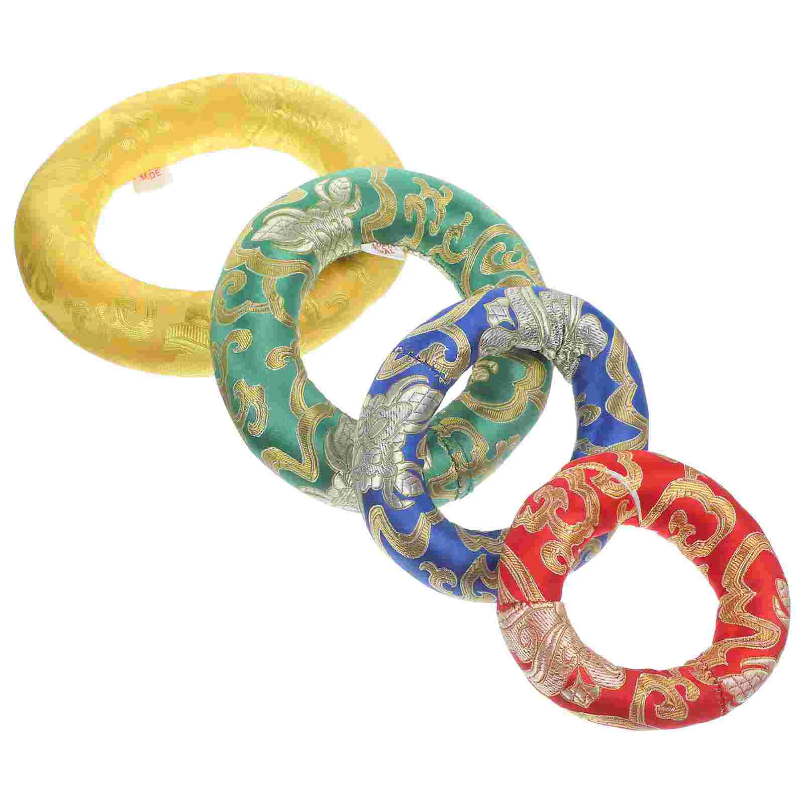 4 Pcs Mat Singing Bowl Durable Round Ring Pad Buddhism Product Decor Cushion Bowls Base Supply
4 Pcs Mat Singing Bowl Durable Round Ring Pad Buddhism Product Decor Cushion Bowls Base Supply