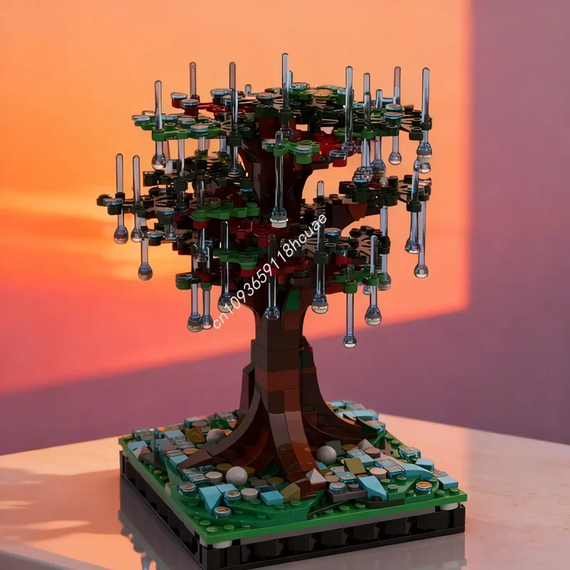 450 деталей MOC: Дерево в дождливый день, конструктор, игрушки, архитектурные блоки, творческая идея, развивающая игрушка, рождественский подарок, подарок на день рождения для детей
450 деталей MOC: Дерево в дождливый день, конструктор, игрушки, архитектурные блоки, творческая идея, развивающая игрушка, рождественский подарок, подарок на день рождения для детей