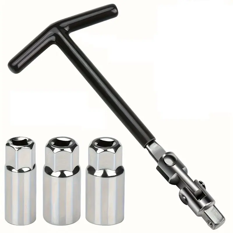 JHD T-Handle Socket Wrench Set 16/18/21Mm For Motorcycle Repair Tools-Spanner Included