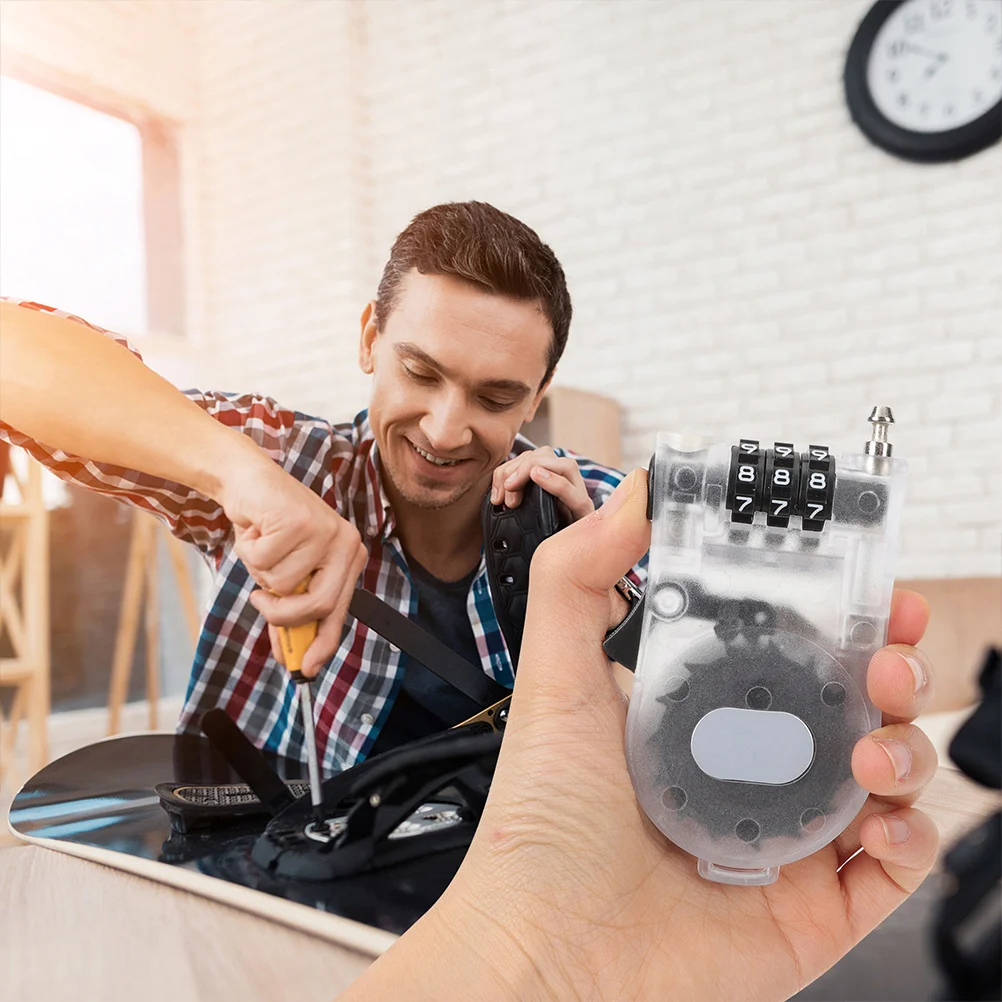 2 Pcs Cable Snowboard Security Lock Combination Bike Compact Scooter Steel Wire Bicycle
2 Pcs Cable Snowboard Security Lock Combination Bike Compact Scooter Steel Wire Bicycle