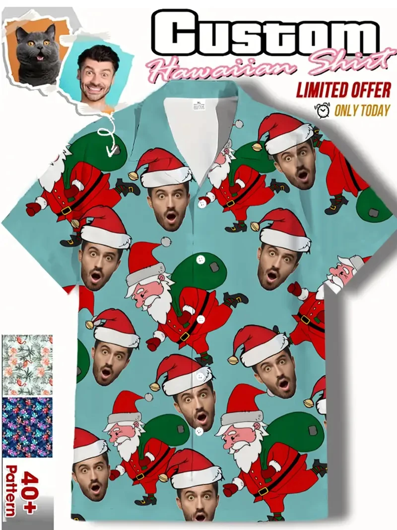 Забавный пряничный человечек на Рождество, индивидуальное лицо, фото, 3D принт, пуговицы, рождественские рубашки «сделай сам», дизайнерские рубашки с короткими рукавами, одежда, рождественский подарок
Забавный пряничный человечек на Рождество, индивидуальное лицо, фото, 3D принт, пуговицы, рождественские рубашки «сделай сам», дизайнерские рубашки с короткими рукавами, одежда, рождественский подарок