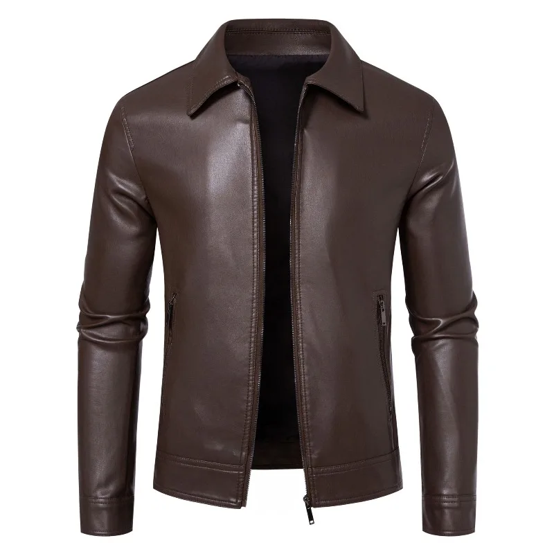 New Fashion Men Slim Fit Leather Jackets Coats Good Quality Male Business Casual PU Leather Coats Man Formal Executive Jackets
New Fashion Men Slim Fit Leather Jackets Coats Good Quality Male Business Casual PU Leather Coats Man Formal Executive Jackets